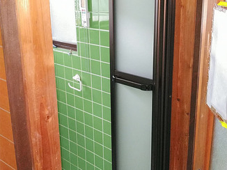 小工事 安心し快適に利用できる浴室ドア